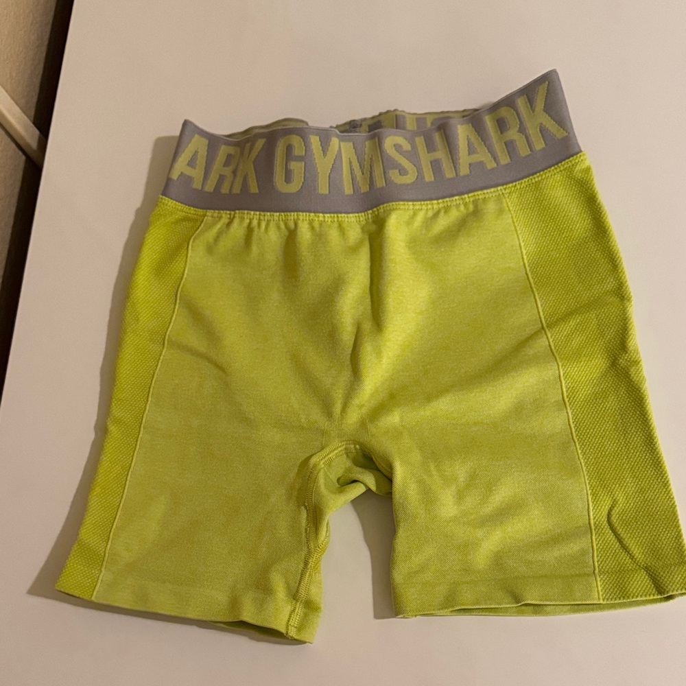 Gymshark Lime Green Athletic Shorts